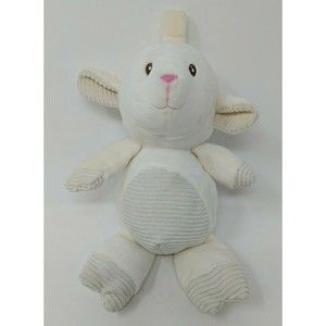 Kellytoy 2017 Baby Lamb Sheep Cream Ivory‎ Soft Rattle 10" Plush Stuffed Lovey
